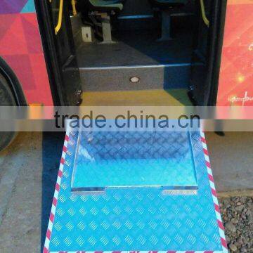 Handicap disabled Manual Wheelchair Ramp Slope for City Bus with CE certificate