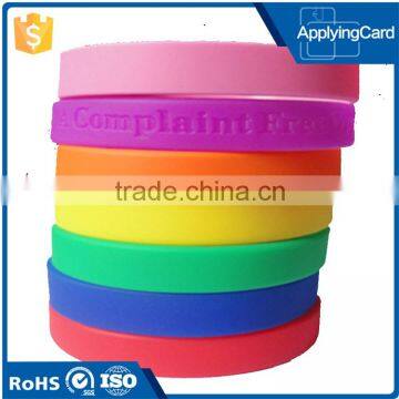 Ntag213 chip customized rfid silicone wristband/card