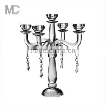 Wedding Table Decroration, Hight Transparent And Polished Candelabra Tree Candle Holder