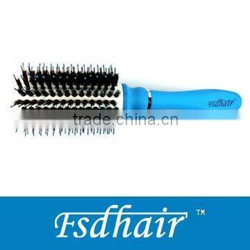 Plastic heat transfer hair brush