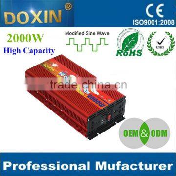 dc to ac 2kw High capacity portable home appliances solar power system inverter