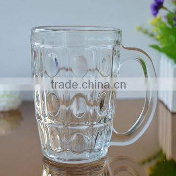 Beer glass cup with handle for sale tandard tableware