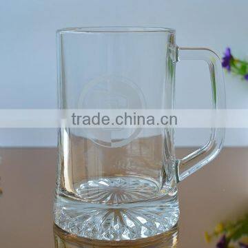 Machine Made Beer Glass Mug With Thick Bottom