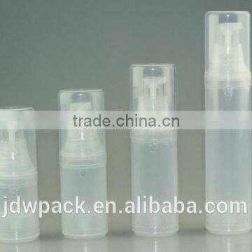 plastic PP airless bottle cosmetic packaging