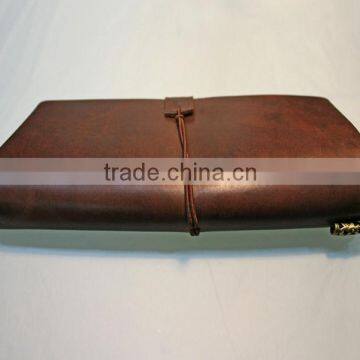 Crazy horse leather handmade leather journals