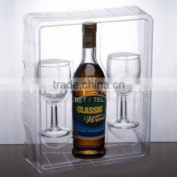 high quality hot sale blister packing box for wine ,cup