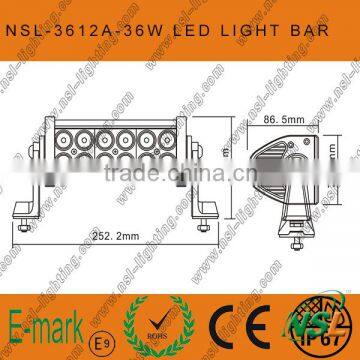 36w Led off Road Light Bar, 7inch O Sram Led Light Bar, 12pcs*3 Led Light Bar off Road photo-3