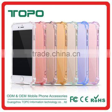 Full cover Ultra-thin soft tpu case for iphone 7 plus clear transparent shockproof tpu case cover for iPhone 6 6s