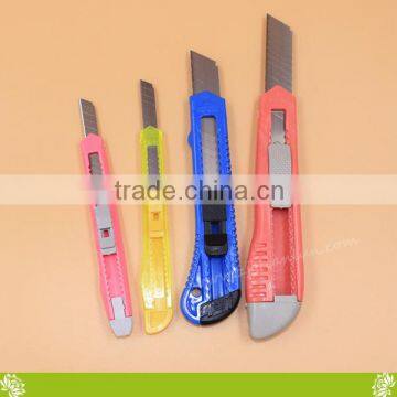 Free Sample Plastic Box Cutter Safety Knife Office,Portable Mental Art Knife Factory,Utility Cutter Safety Knife Tool for Office photo-4