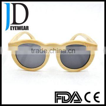 Custom made Italy Design Round CE FDA Wooden Sunglasses