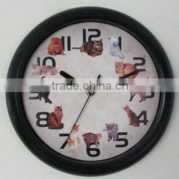 Cat Sound Wall Clocks