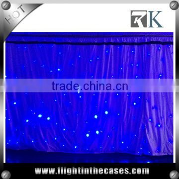 RK 3 X 6m fireproof led star curtain led star cloth for party event