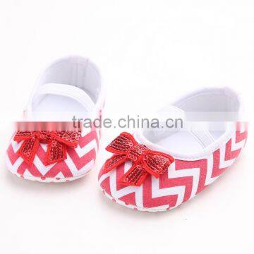2016 Children Knitting Cloth Cute Bow Baby Dress Shoes