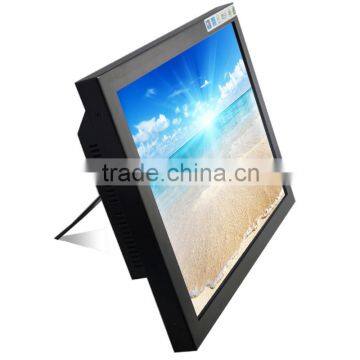 Industrial Use Metal Case Koisk 4:3 15inch Frameless PC Monitor with VGA Input