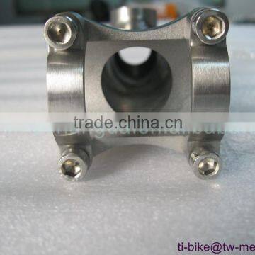 Super Light Titanium Bicycle Stem OEM Hand Brush Finished Cheap ti Bike Stem Customized Titan City Bike Stem XACD Made in China photo-3