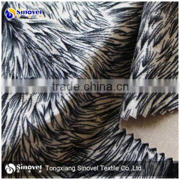 Polyester Discharge Printed Velboa