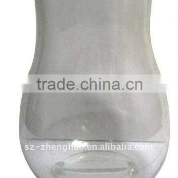 PVC Wholesale Food Cartoon Candy Plastic Packaging Bottle with Wide Mouth