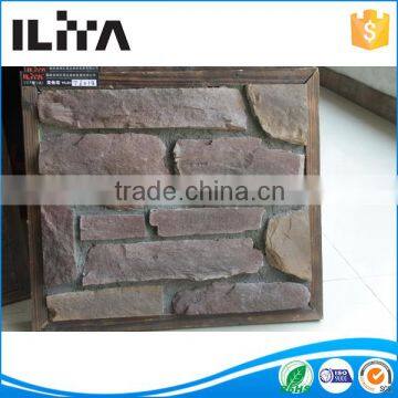 tv background wall design ,rive stone ,cast stone,and fake brick panel