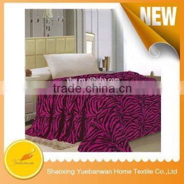 Hot selling Shaoxing supplier Printing plush blanket