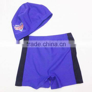 Car Style Children Swimwear Kids Swimsuit for Boys Swim Trunk With Swim Cap photo-3