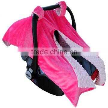 2016 Latest Personalized Snugly Soft Smooth Baby Girl Car Seat Canopy photo-2