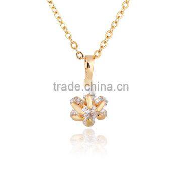 wholesale fashion flower doll pendant necklace(AM-D0249)