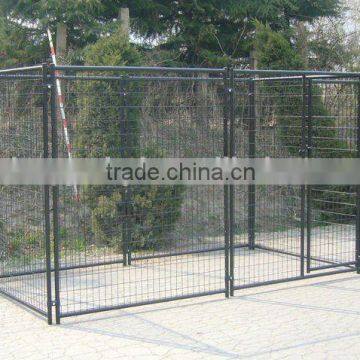 Welded or Chain Link Fence Modular Dog Cage Factory