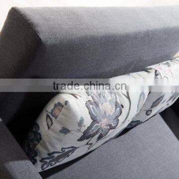Two Seats Folding Sofa Bed With Strong Wood Frame