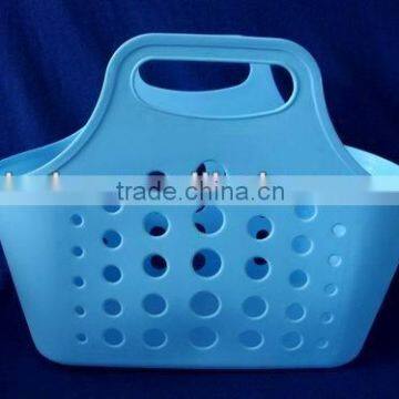 plastic soft baskets with handle