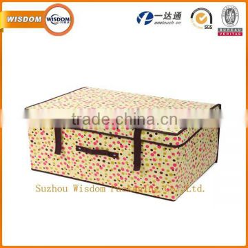 colorful foldable cube storage box with lid