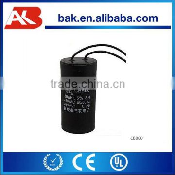 Motor running CBB60 capacitor 450avc 50/60hz