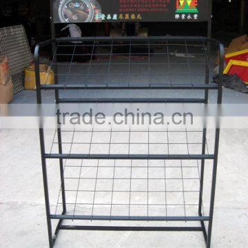 metal wire grid panel steering wheel cover display rack