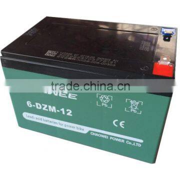 Chilwee Brand Electric bike battery, 12V 12Ah