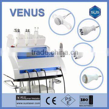 Fat Cavitation Machine 4 Heads Portable Ultrasonic Cavitation+RF (S50B) CE/ISO Cavitation Tripolar Multipolar Bipolar Rf Machine Skin Rejuvenation