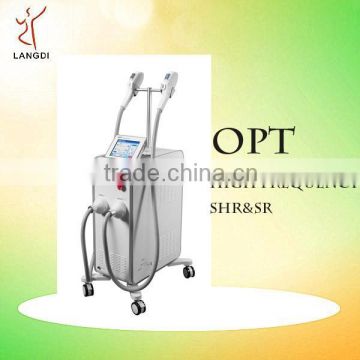 Eye Line Removal Most Popular Beauty Equipment New Style SHR/OPT/AFT IPL+ Elight + Radio Frequency Multifunctional IPL Shr Machine Vascular Removal