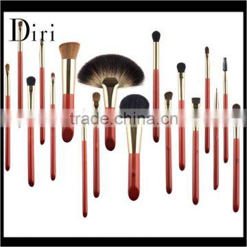 Artificial cosmetics makeup set wooden handle