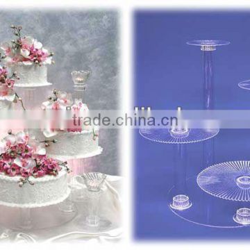 new style wedding decoration acrylic cake stands