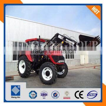 Factory supply 100hp farming tractor with front end loader