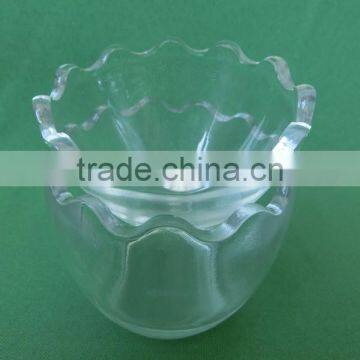 200ml Shell Type Ice Cream Creative Clear Glass Bottles for Egg Tarts photo-2