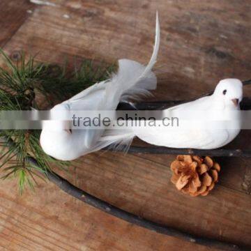 Artificial Feathered white pigeon Bird sound decoy dove