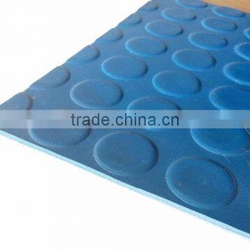 3mm-6mm anti-skid round stud rubber floor matting