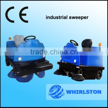 whirlston electric ride-on sweeping machine