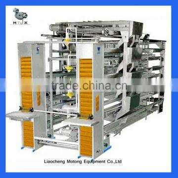 Automatic quail layer cage