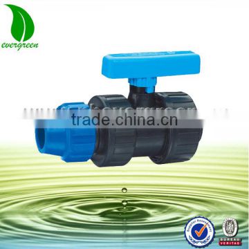 Italy type PP single union female thread water ball valve