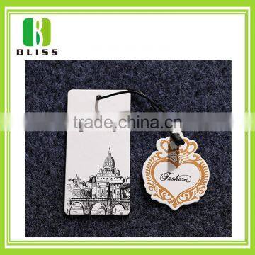 Custom Lady Printed Paper China hang tags fashion For Garment