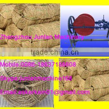 manual rice stalk straw rope braiding machine