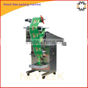 Commercial pillow bag quantitative french fries packing machine