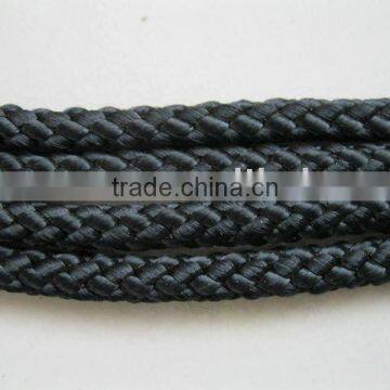 Black solid braided rope