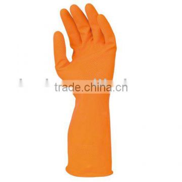 Natural Rubber Household Kitchen Thick Warm Long Dish Washing Cleaning Glove