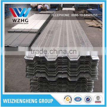 Best price corrugated Steel Metal Decking Floor Galvanized sheet 680 750